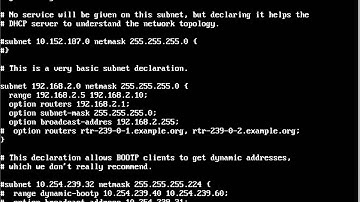 Instalación de un servidor DHCP en Ubuntu server de forma manual