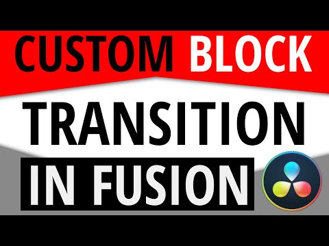 Create a Custom Block Transition | DaVinci Resolve Fusion