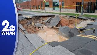 Major sinkhole opens overnight
