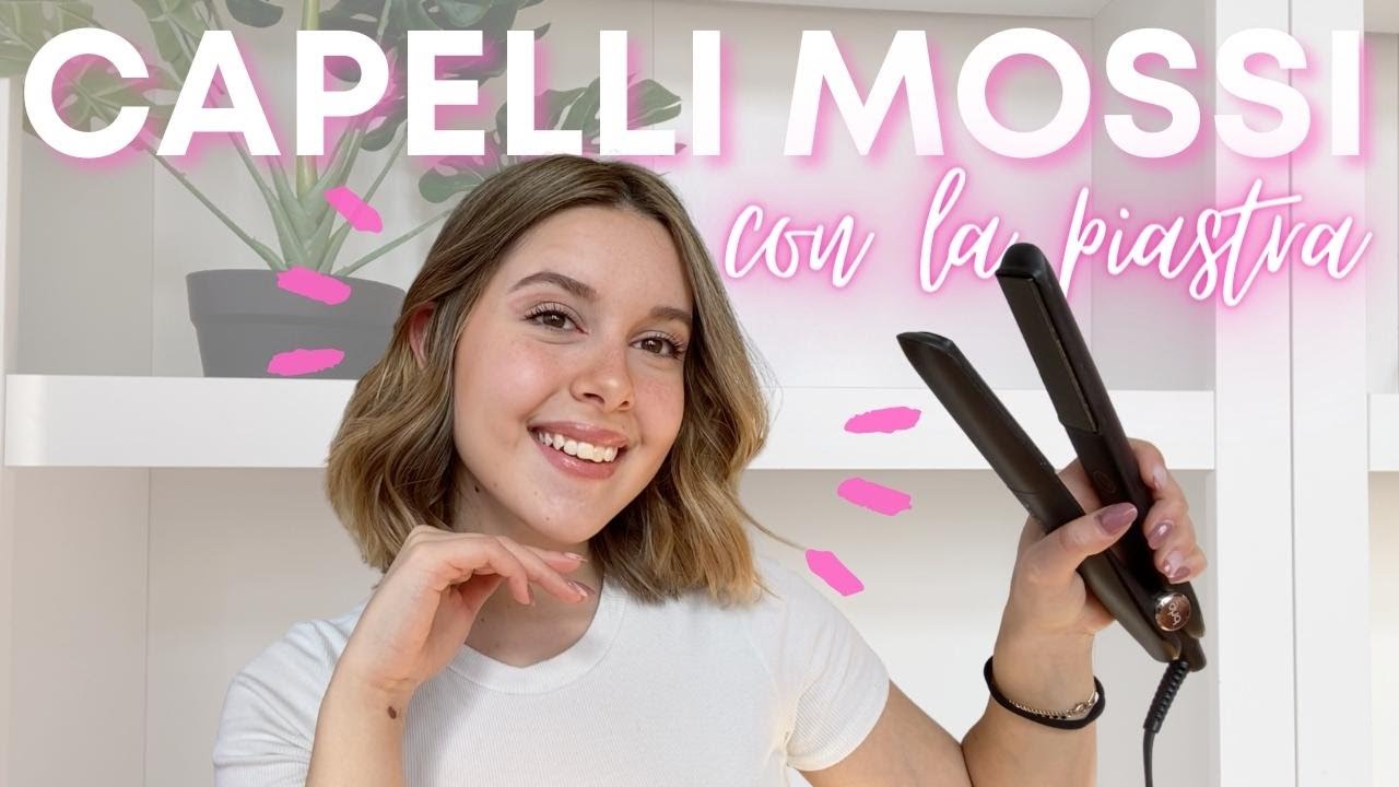 CAPELLI MOSSI CON LA PIASTRA ✨ TUTORIAL PER CAPELLI CORTI | Gloria Polato