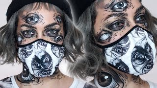 ETCHED EYES MAKEUP LOOK / Tattoo inspired makeup