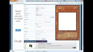Yugioh card maker screenshot 3