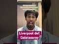 Liverpool vs. Galatasaray Prediction ✅ #football #championsleague #liverpool
