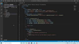 Interactive Contact Form using JavaScript | JS Demo Project 1 Solution | Learn HTML, CSS, JS