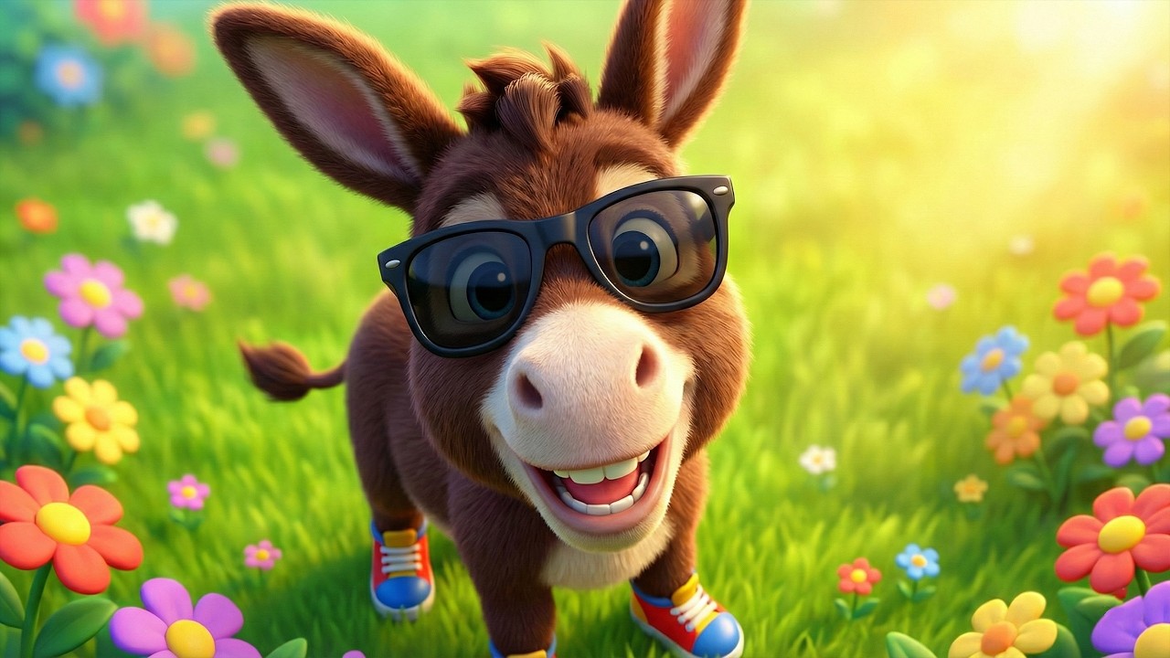 🎵 Măgărușul Tică (Învăță să numeri până la 10) – Cântecel pentru copii 🎵