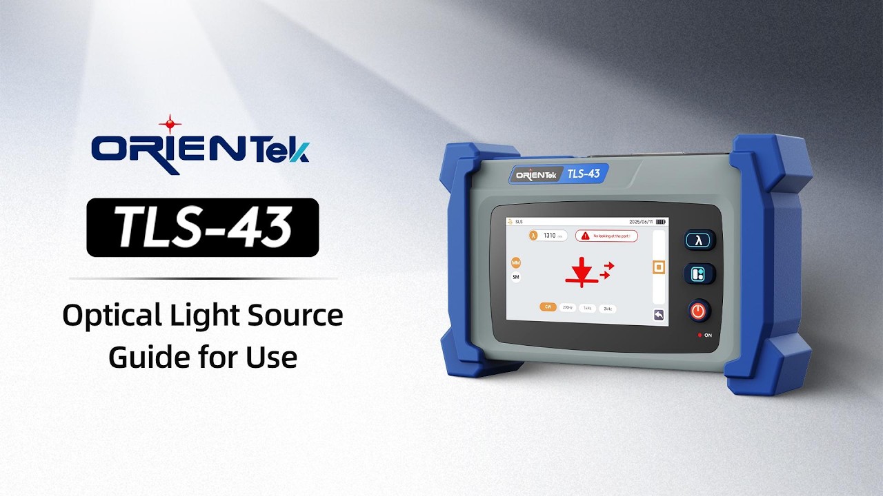 ORIENTEK TLS-43 Optical Light Source | Guide for Use - YouTube