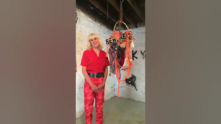 Jill Flanagan talking about her sculpture in JOBHO...