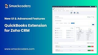 QuickBooks Extension For Zoho CRM - Major Update! New UI &amp; Advanced Features