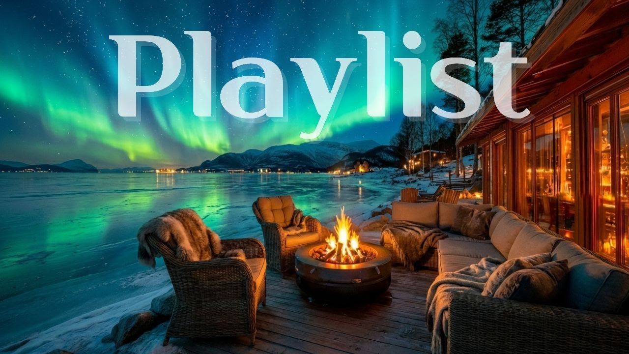 [𝐏𝐥𝐚𝐲𝐥𝐢s𝐭] 🌊✨ 오로라가 춤추는 호숫가, 하루를 내려놓는 감성 발라드☕| 💘 힐링브금ㅣ카페브금ㅣ북극광ㅣ🎧