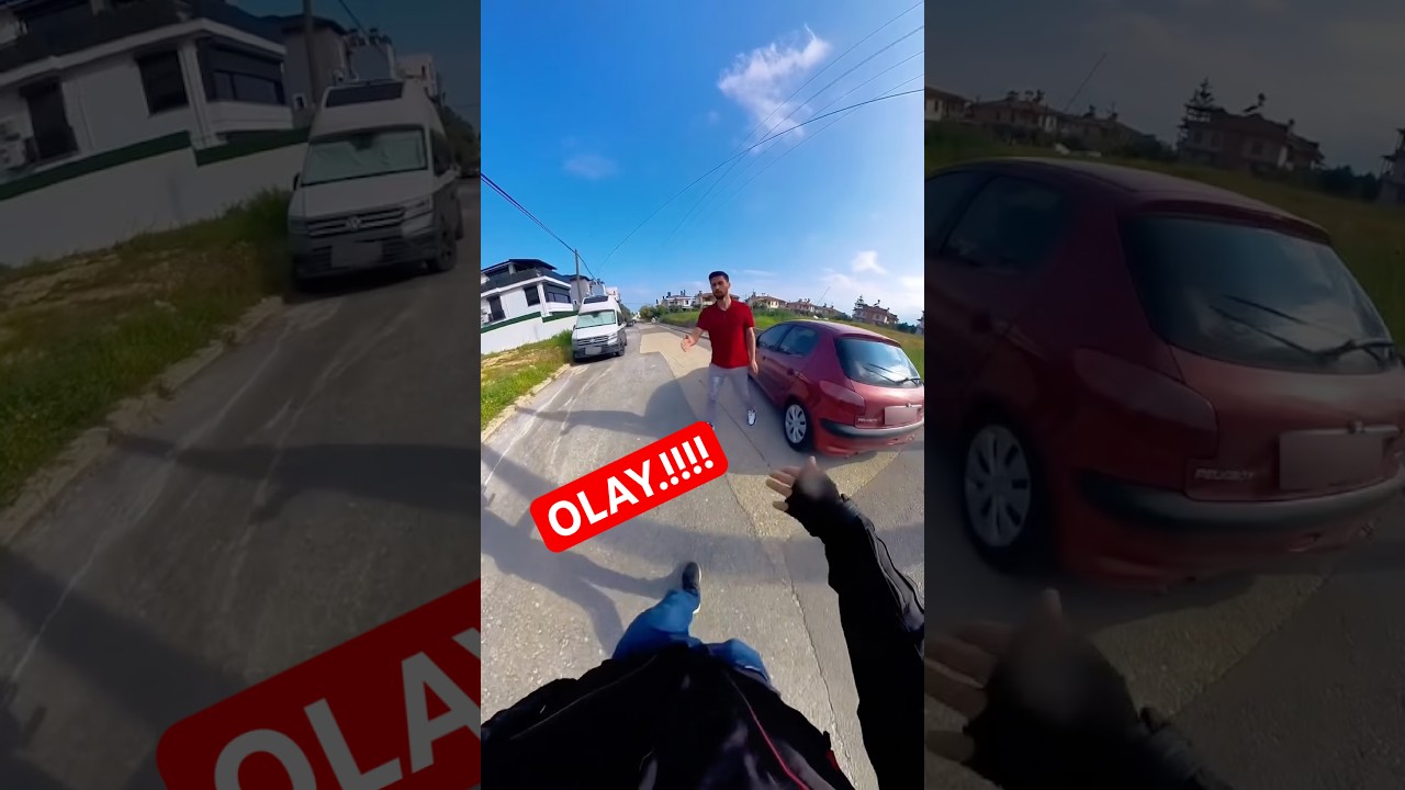 Araçtan çok kişi çıktılar 👉😅 #shorst #motorcu #motovlog