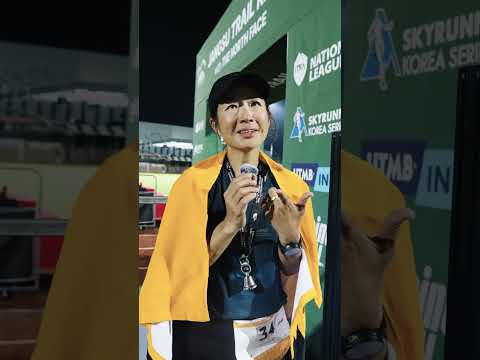 장수 트레일 레이스 100마일 | 여성 1등 감동적인 피니시