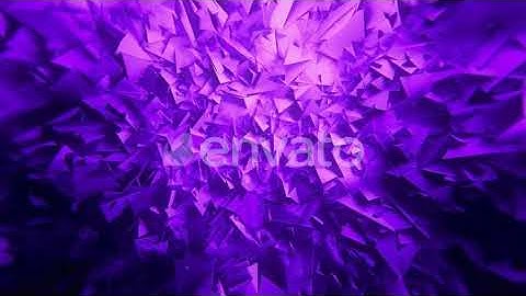 Purple Polygonal Geometric Abstract Background | Motion Graphics - Envato elements