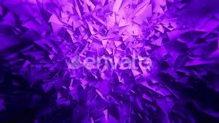 Purple Polygonal Geometric Abstract Background | Motion Graphics - Envato elements