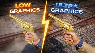 RDR2 PC Low vs Ultra Graphics Comparison | Weapons, Explosions, Water Physics &amp; FPS Test