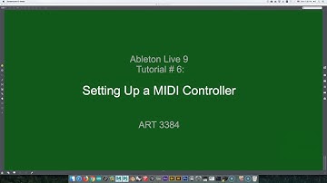 Ableton Live Tutorial #6: Using a Keyboard Controller