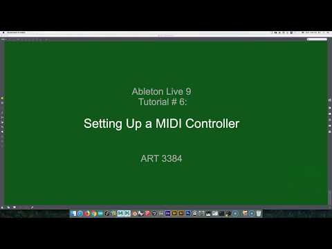 Ableton Live Tutorial 6 Using A Keyboard Controller Youtube
