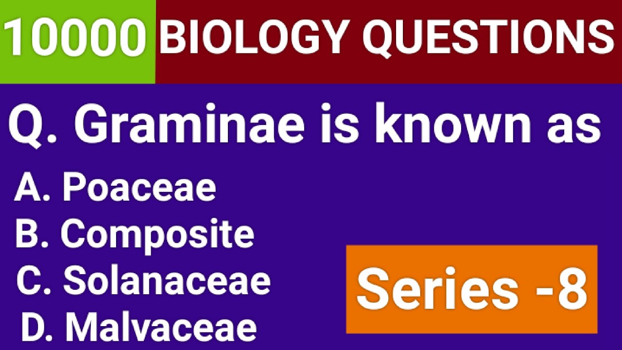 10000 BIOLOGY QUESTIONS // TOP50 SERIES8 // FOR NEET TGT PGT AND ALL