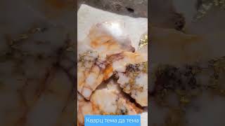 Жила золотой в кварце