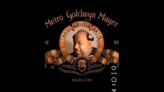 Guy impersonates Metro Goldwin Mayer lion