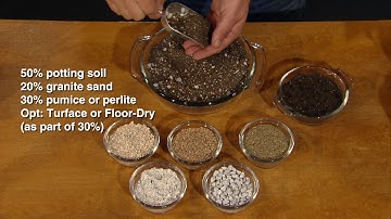 Make Your Own Succulent Potting Soil |Jeff Pavlat |Central Texas Gardener