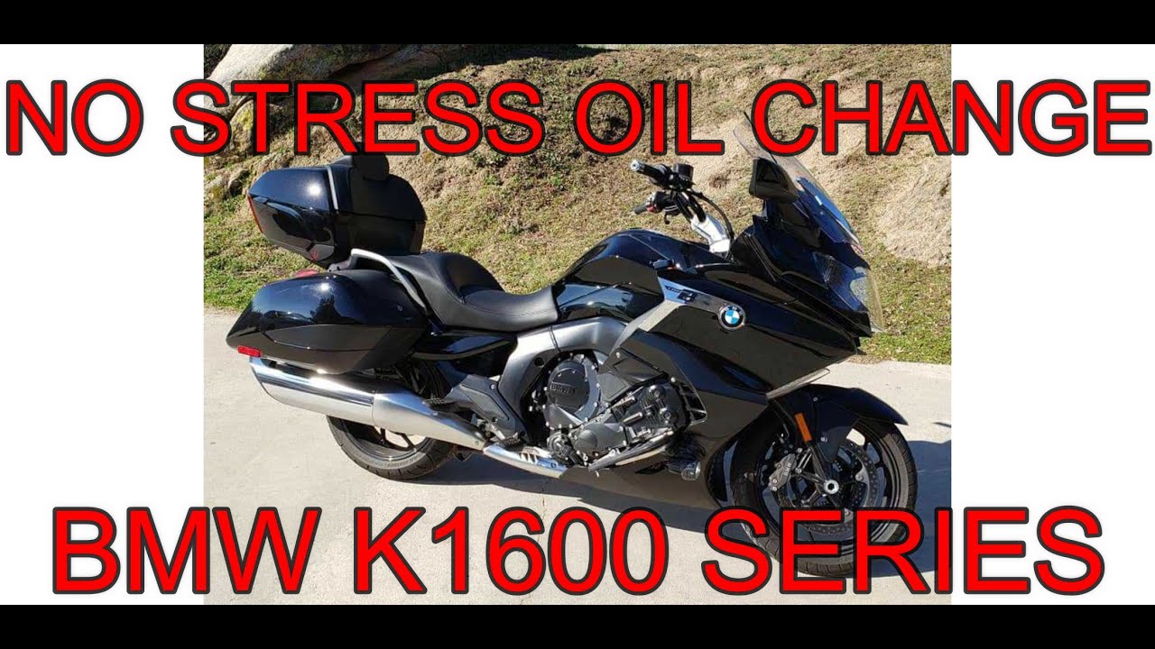 No Stress Oil Change BMW K1600 Series Superplug YouTube