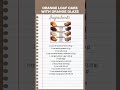 Orange Loaf Cake with Orange Glaze