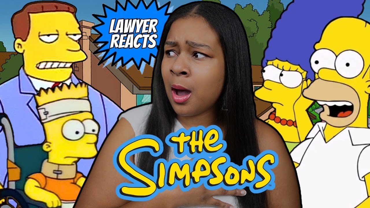 REAL LAWYER REACTS to The Simpsons TRIAL - Episode: Bart Gets Hit by a Car