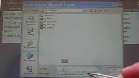 Playing recorded voice files in the Tablet PC Speech Assistant