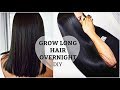 HOW TO GROW LONGER THICKER HAIR Naturally +  Fast |  DIY Growth Treatment + Secrets (100% Works)