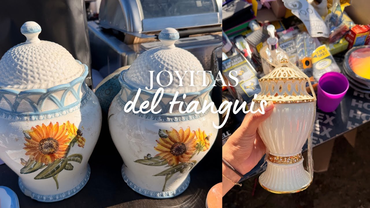 🤍✨ Vela hermosa Lenox + muchas joyitas en un tianguis de Tijuana | Nataly Guerrero 