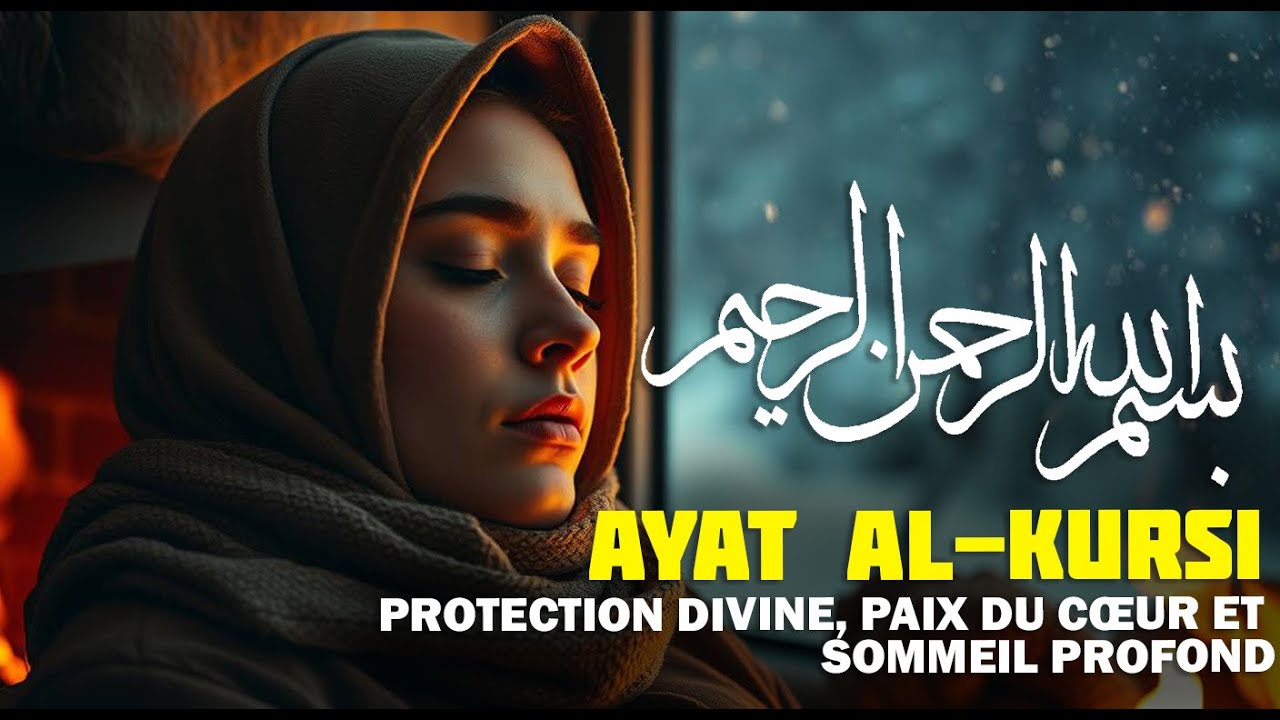 Ayat al-Kursi puissant pour protection divine, paix du cœur et sommeil profond