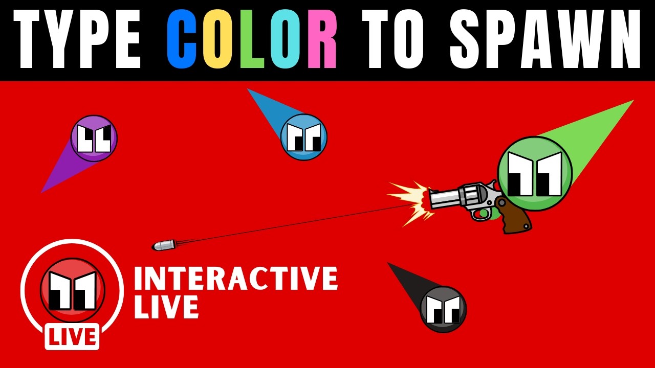 COLORS BATTLE! Type a COLOR to SPAWN