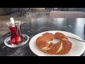 الفطور التركي السريع لأغلب الأتراك بسعر 50 ليره شاي وسميط Çay Ve Simit فطور çay Türkiye العراق