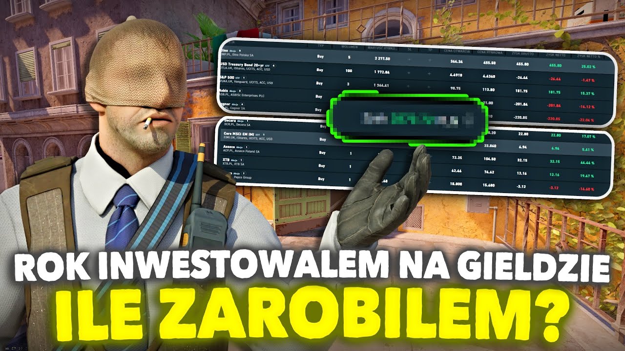 ROK INWESTOWAŁEM NA GIEŁDZIE - ILE ZAROBIŁEM? - YouTube