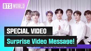 [BTS WORLD] Surprise Video Message!
