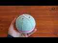 TEMARI BALL - HEXÁGONO CON BANDAS. DIVISIÓN SIMPLE 6