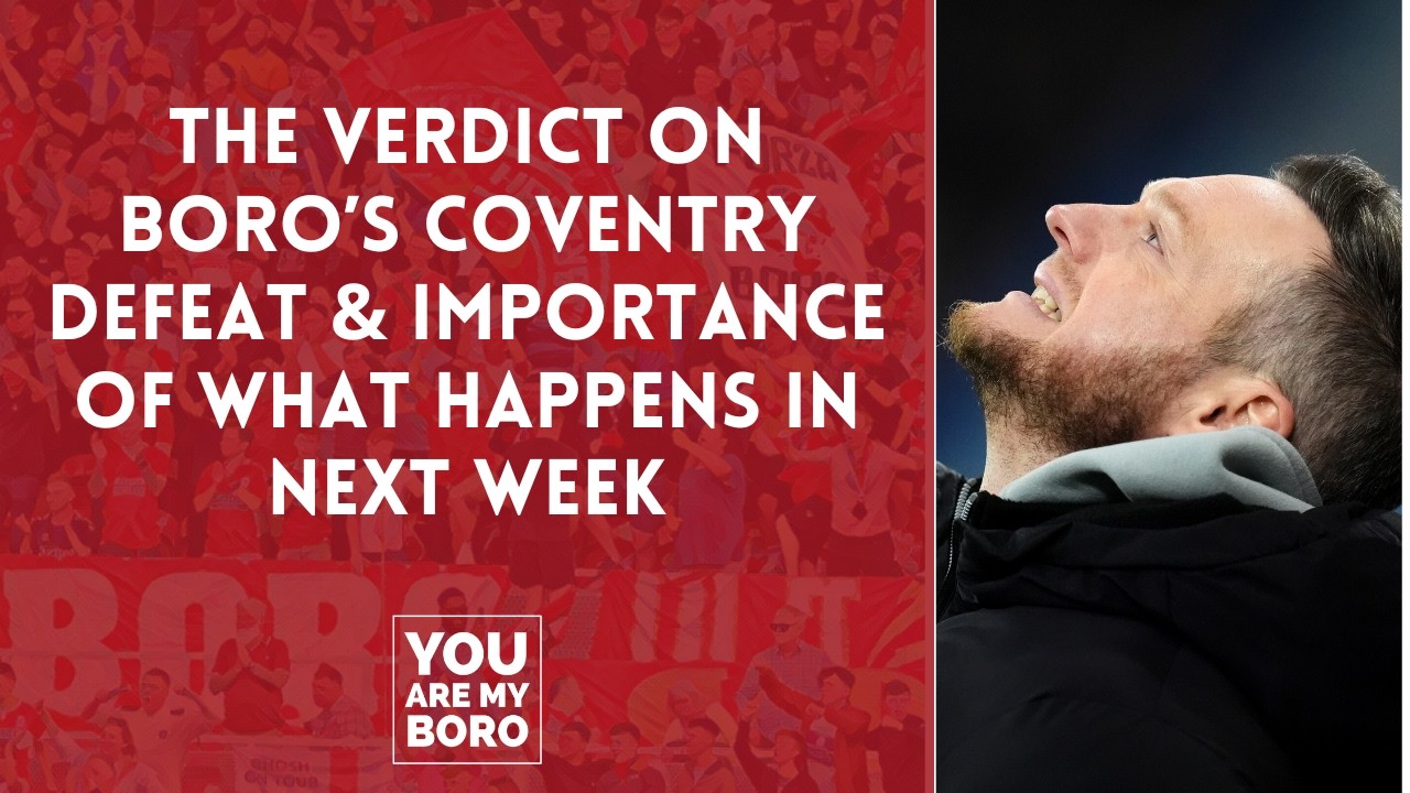 Итоги поражения «Боро» от «Ковентри» и важность событий следующей недели.