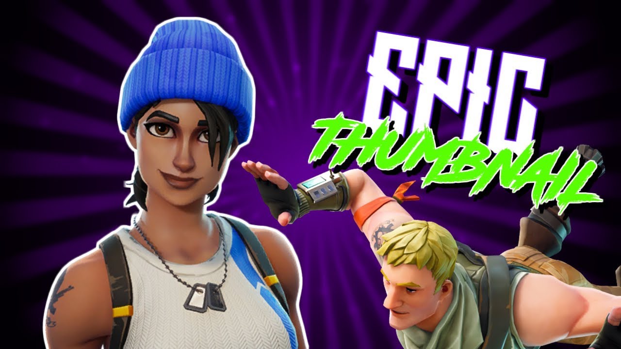 HOW TO MAKE FORTNITE THUMBNAILS | 2018 | Pixlr Tutorial ...