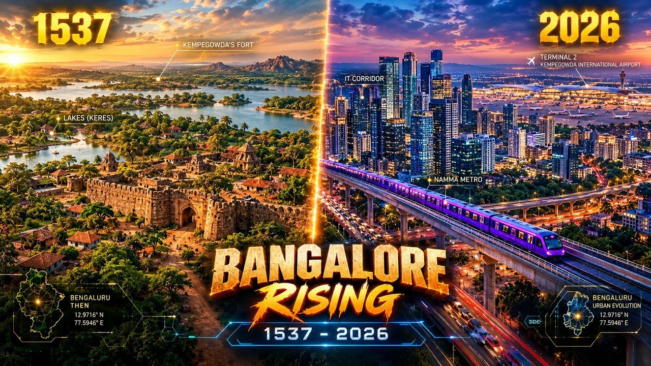 Bangalore Rising | 1537 to 2026: 3D City Evolution Timelapse - YouTube