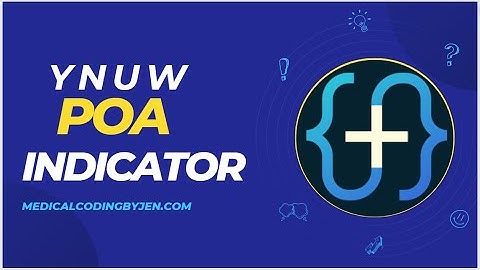 POA indicator Y N U W with Examples inpatient coding guidelines medical coding