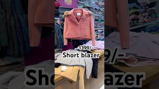 Short Blazer At 1399- 7724889173