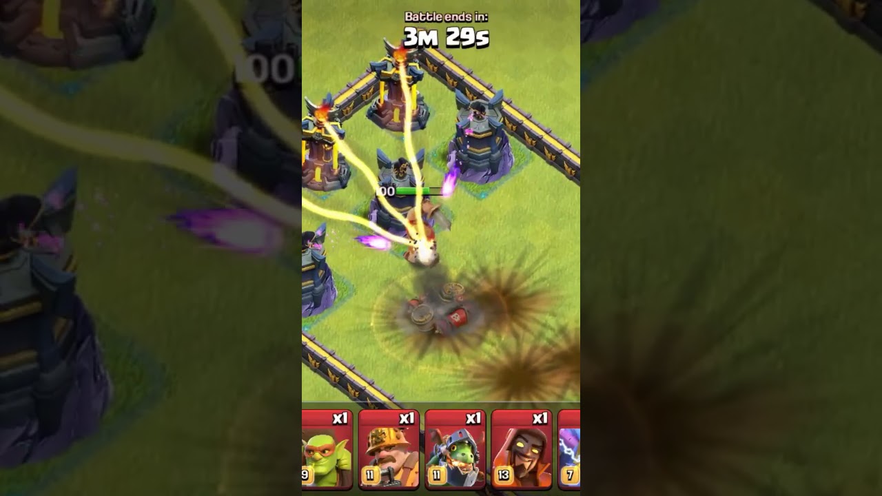 Clash of Clans : Barbarian king 👑 vs Challenge base 