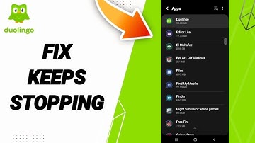 How To Fix Keeps Stopping On Duolingo App