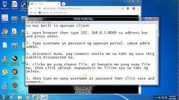 input open vpn account on 936 built in openvpn client