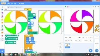 Hướng Dẫn Cách Lập Trình Scratch Vẽ Cánh Quạt Nhiều Màu|VĐD