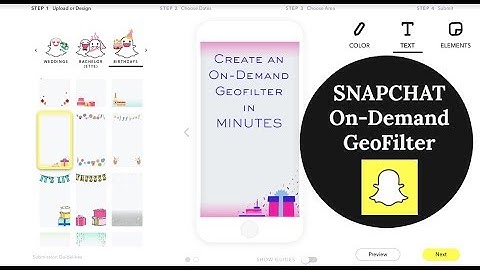 How to Create a SNAPCHAT On-Demand Geofilter in MINUTES!