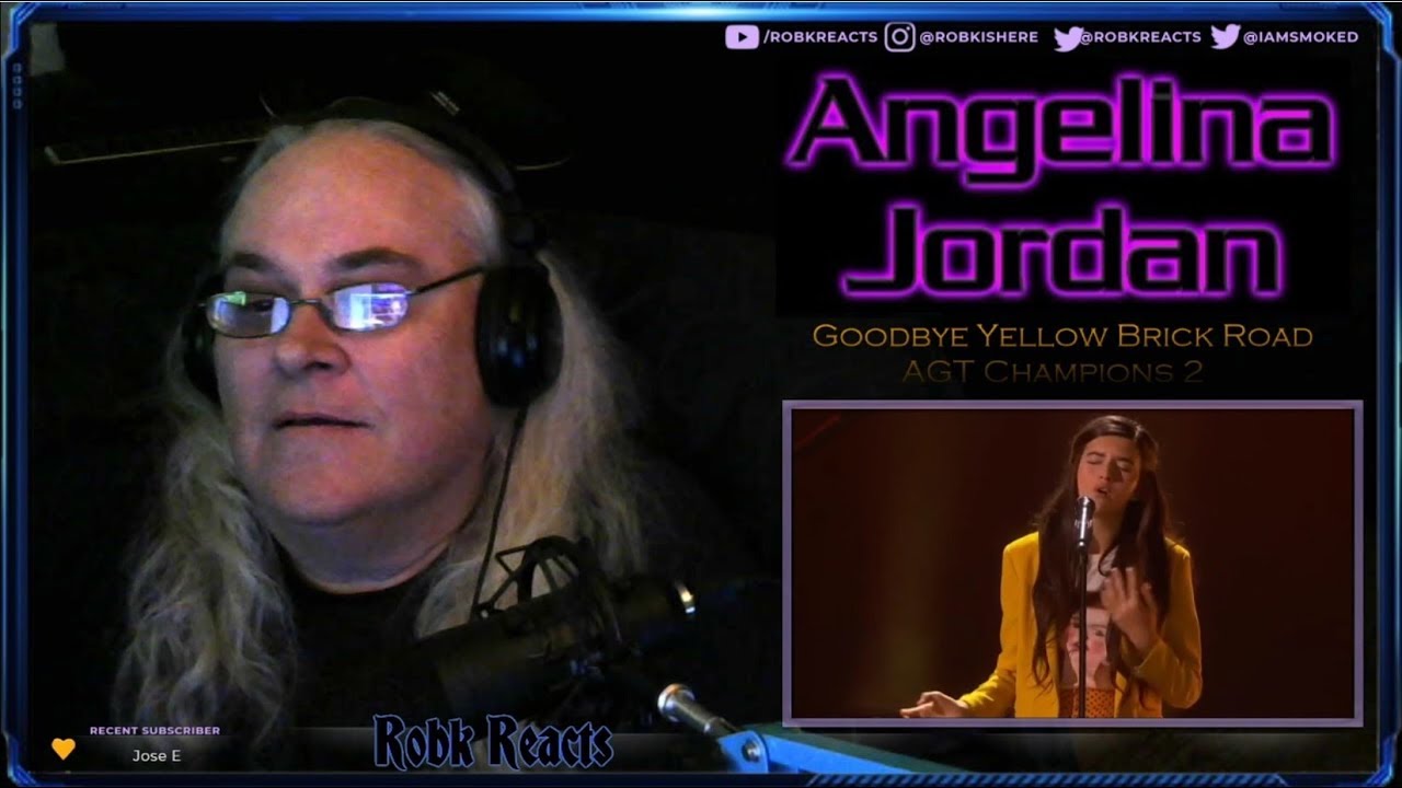 Angelina Jordan - Requested Reaction - Goodbye Yellow Brick Road - AGT