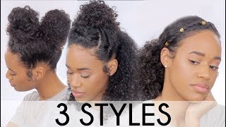3 Styles For Curly Hair! | TheBethMethod.