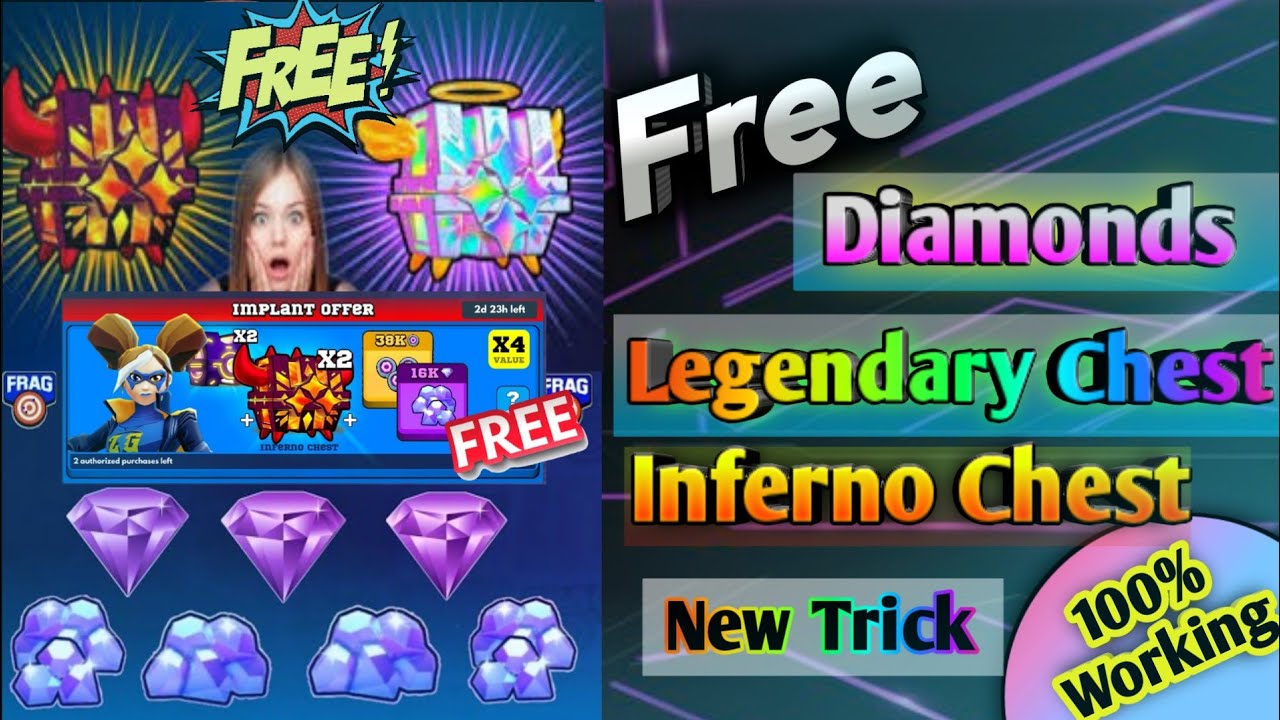 How to get free legendary chest in frag pro shooter new trick 100