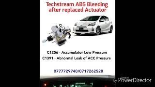 Toyota Techstream ABS bleeding screenshot 1